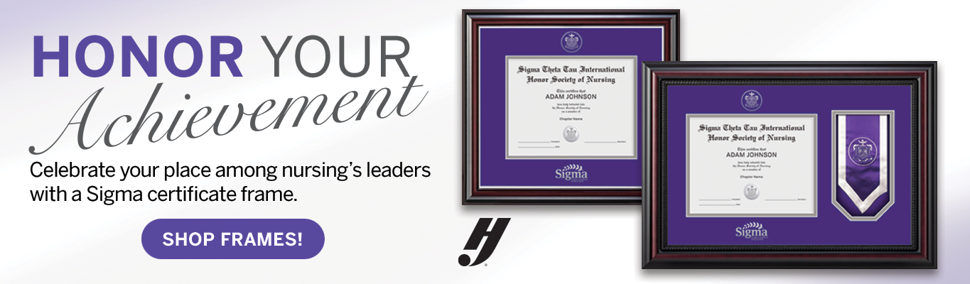 Honor Your Achievement in a Sigma Frame!